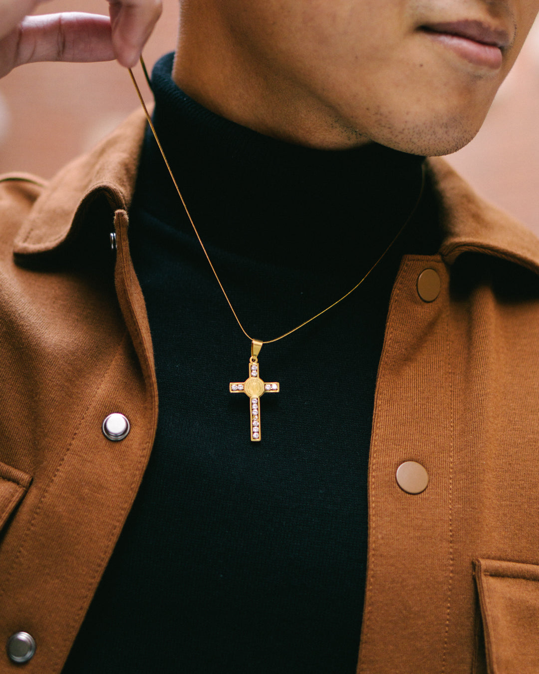 S☰EK™ Diamond Cross Necklace